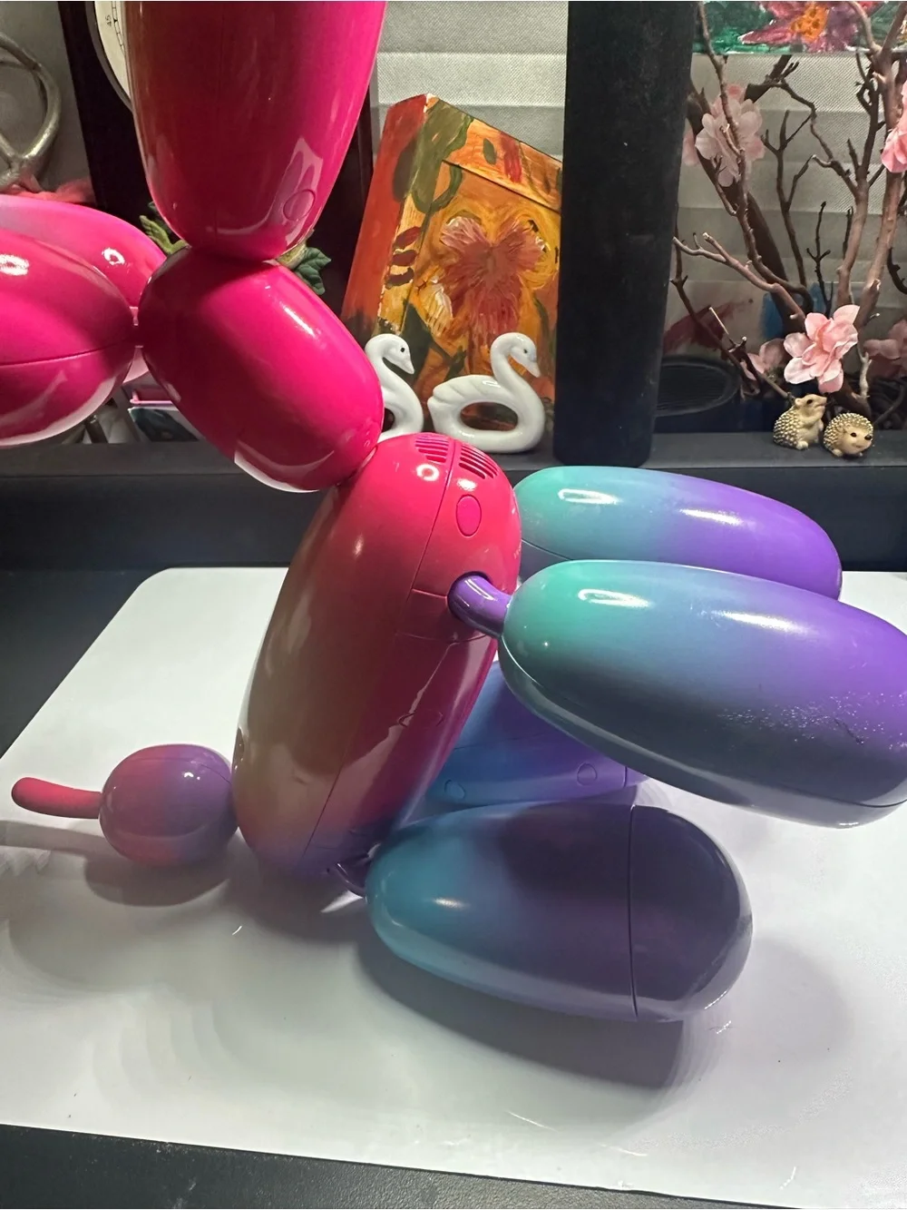 Squeakee Rainbowie Interactive Balloon Dog
